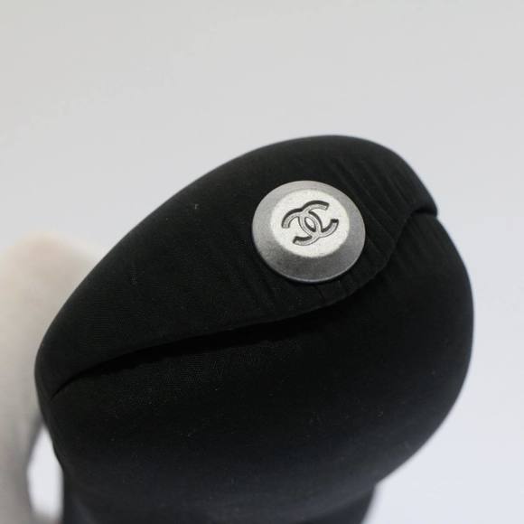 CHANEL Sunglasses Metal Black Gold Tone CC Auth 53401 - Picture 13 of 15